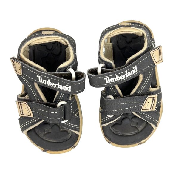 Timberland Mad River 2-Strap Fisherman Sandals Toddler Shoes Size 5 Brown 43862 - Picture 3 of 8